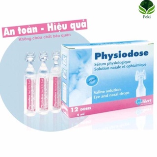 Physiodose - Nước muối sinh lý của Pháp (Hộp 12 ống)