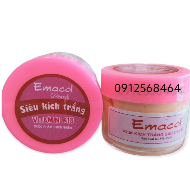 Kem Emacol Kích Siêu Trắng Mạnh Vitamin B10 Trắng Cấp Tốc