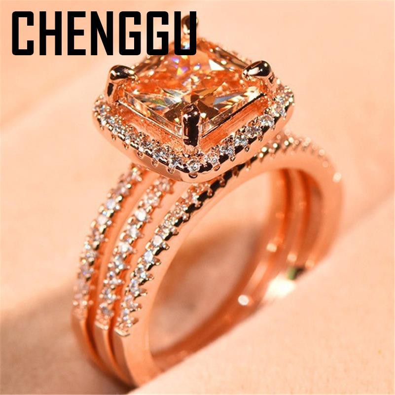 Nhẫn Mạ Vàng / Bạc 925 14k Đính Đá Zircon Sang Trọng Cho Nam