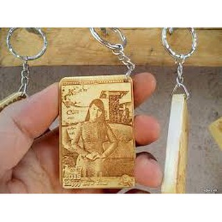 Móc Khóa Gỗ Khắc Chân Dung