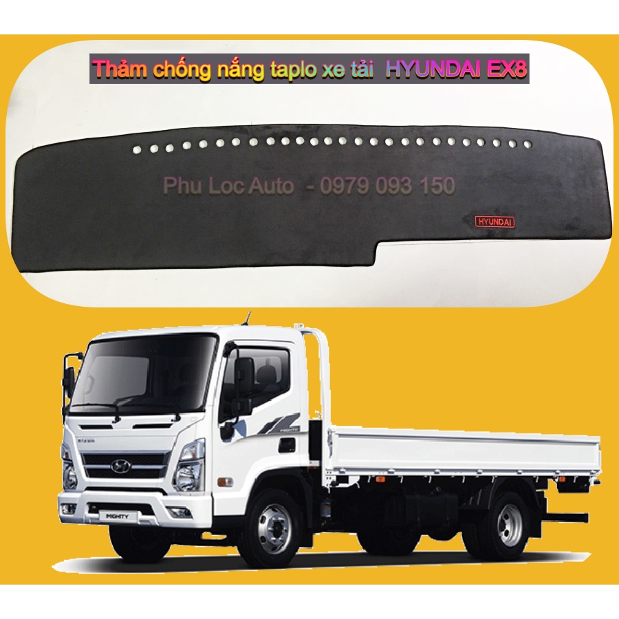 Thảm chống nắng taplo xe tải HYUNDAI MIGHTY EX8 chuẩn đẹp
