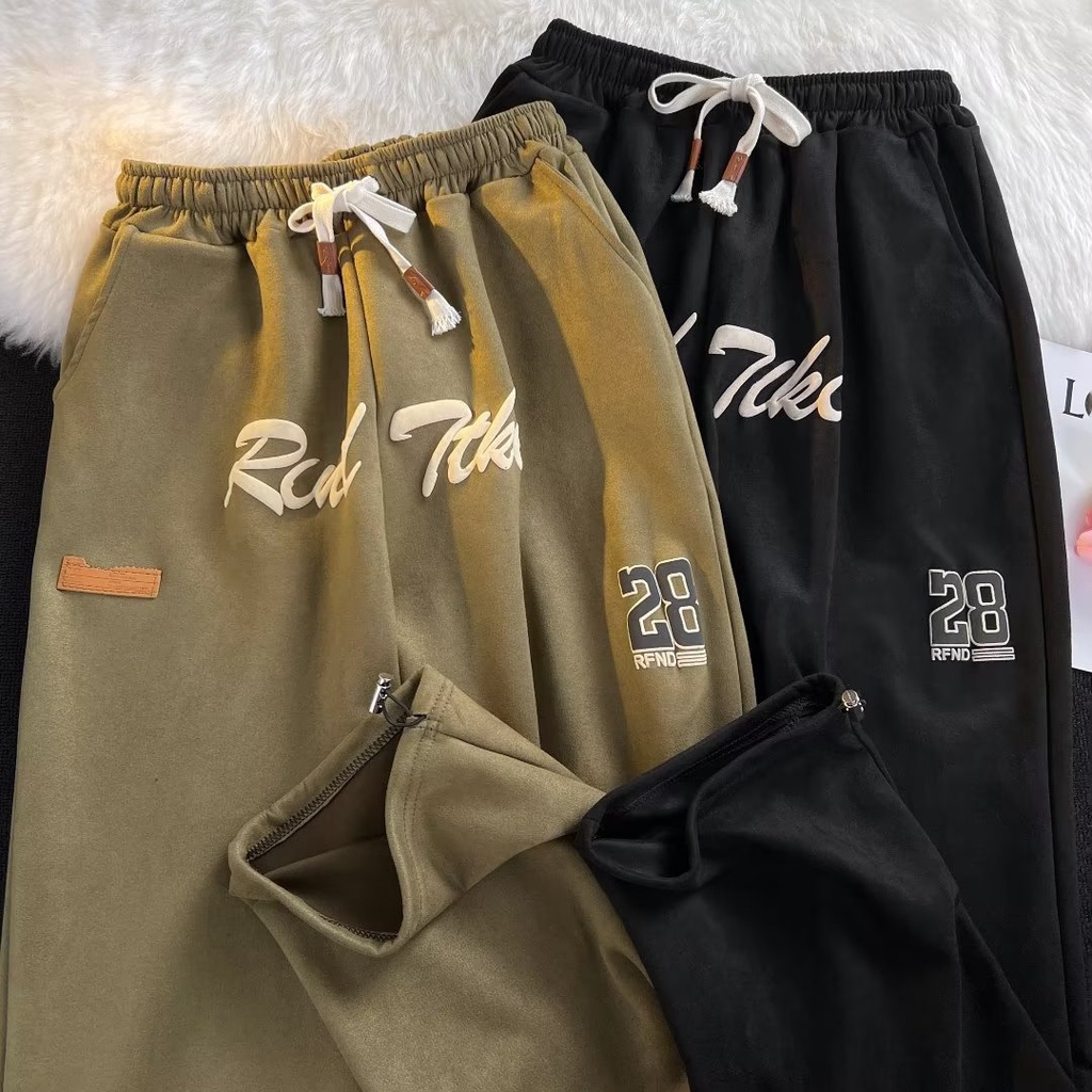 Quần ống rộng Phong Cách Hàn Quốc Thời Trang Cho Nam