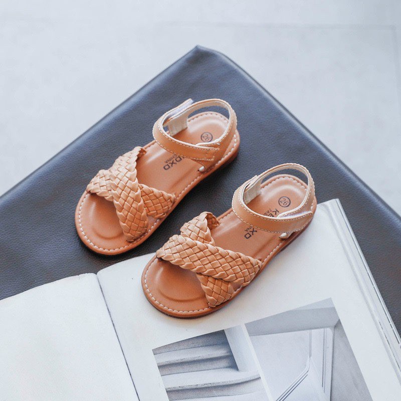 Dép sandal bé gái phong cách học xinh dành cho bé từ 3 -13 tuổi ( Hàng Nhập Khẩu 2021 )