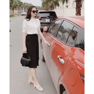 Quần giả váy có túi