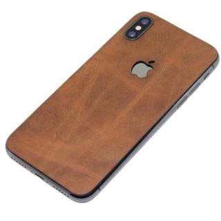 Miếng dán da cho iPhone X/xs max làm từ da bò thật cao cấp