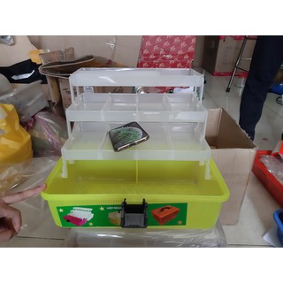Cốp đựng đồ nail 3 tầng