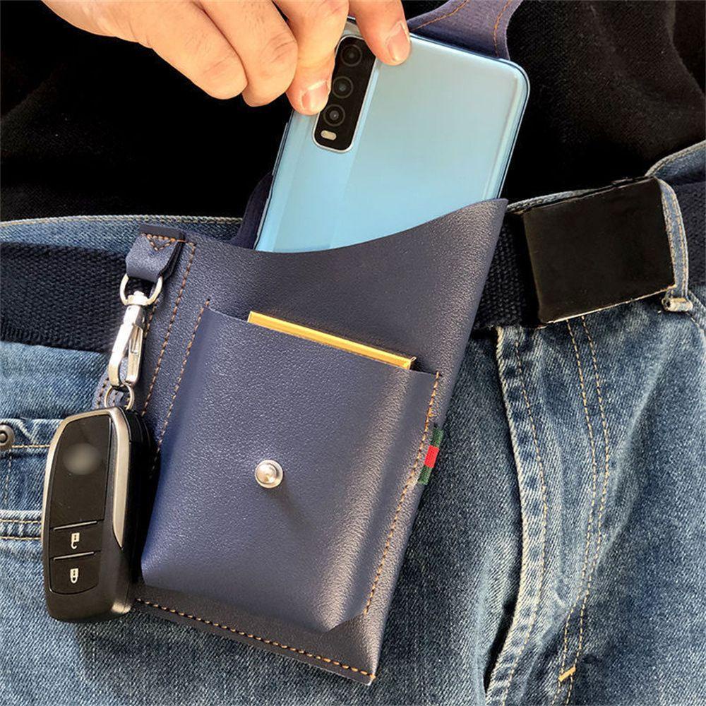BARRY Belt Wallet Bag Durable for Men Women Casual Pouch Passport Holder Cell Phone Case Organizers Belt Pouch