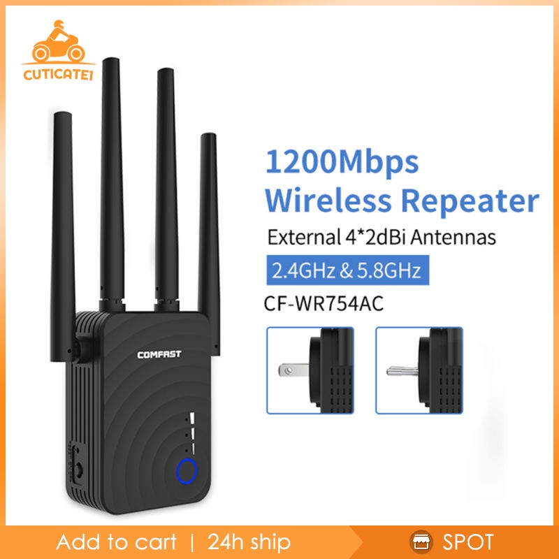 Thiết bị phát wifi băng tần kép 1200Mbps AC1200 2.4G&5G | BigBuy360 - bigbuy360.vn