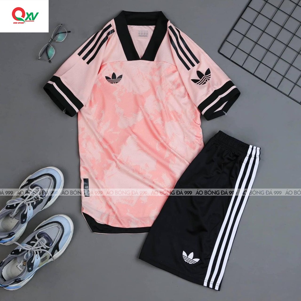 Bộ thể thao nam mặc nhà áo đá bóng đá banh không logo set bộ đồ mùa hè - aodabong999.vn