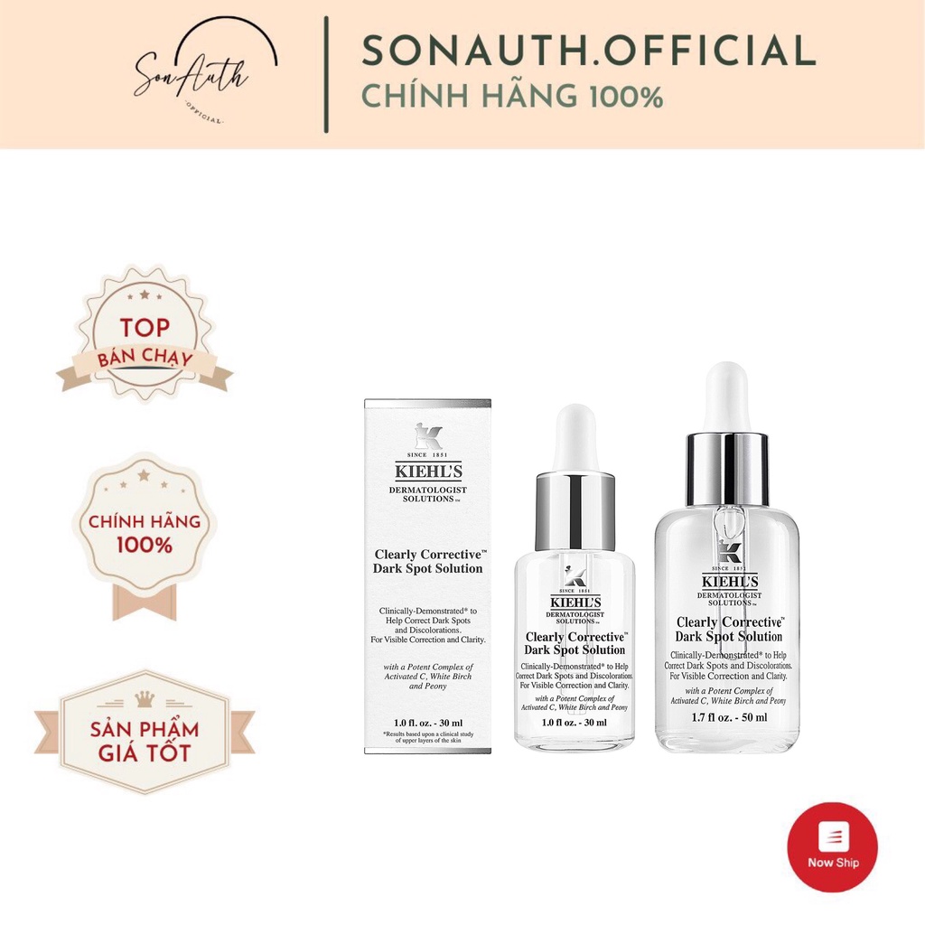 [Mã SKAMA8 giảm 8% đơn 300K] Tinh chất Kiehl's Clearly Corrective Dark Spot Solution