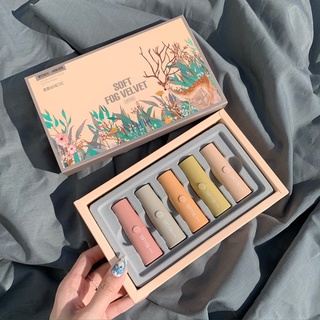 Set 5 thỏi son Soft Fog VelVet