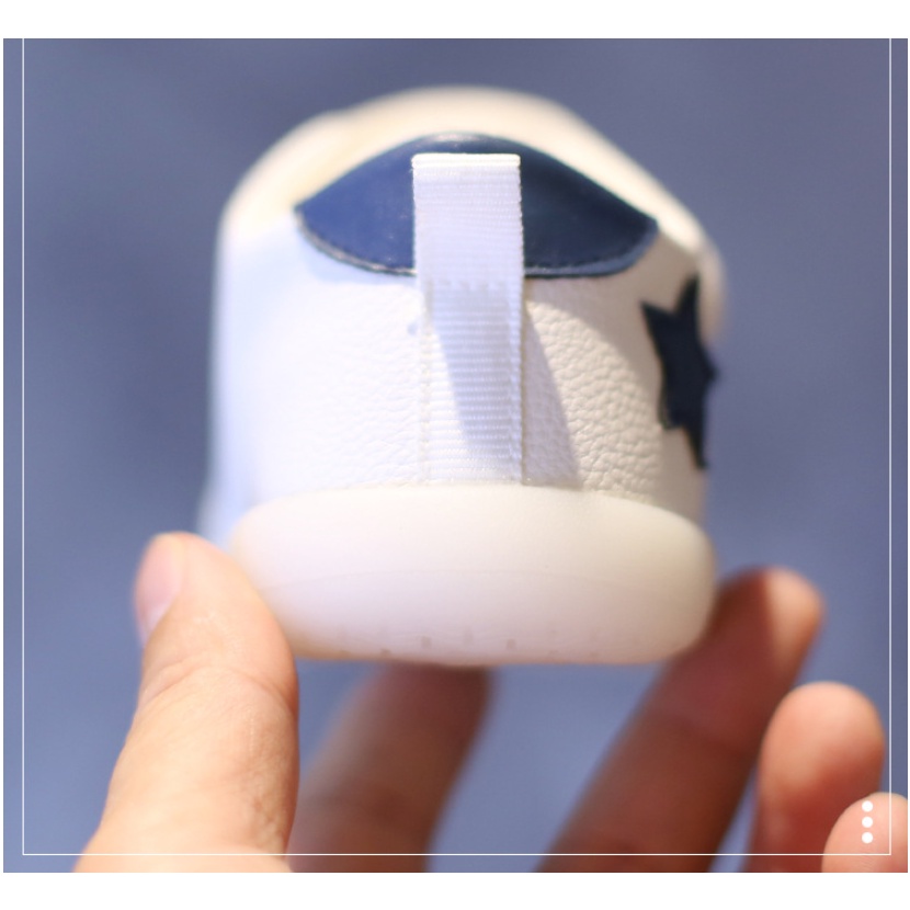 Giày thể thao trẻ em cao cấp cho bé từ 1 - 3 tuổi, Giày tập đi hình ngôi sao cho bé trai, bé gái dáng thể thao