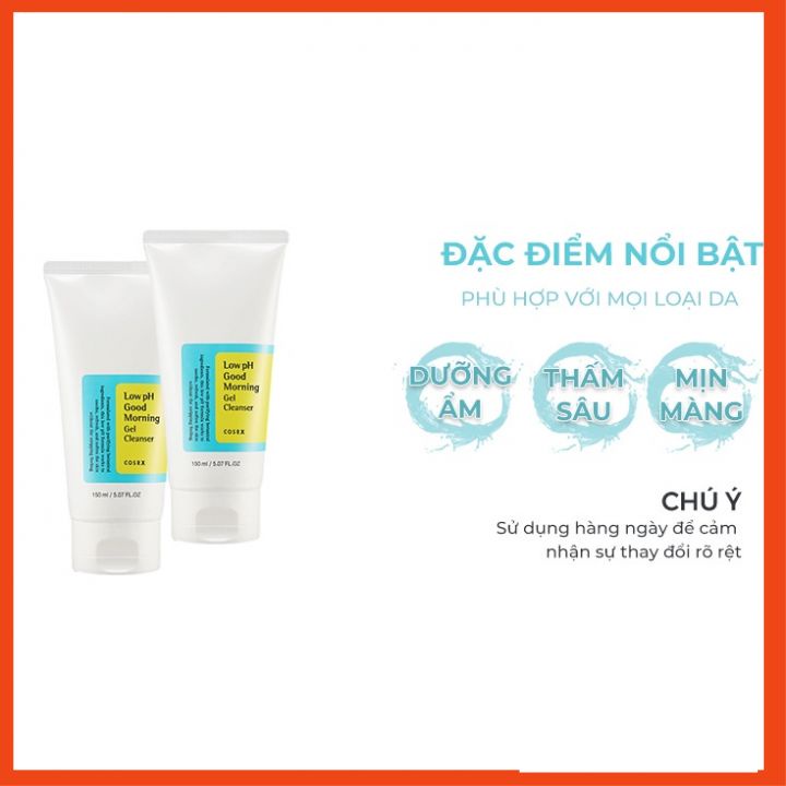 Sữa rửa mặt Cosrx  cân băng độ PH cho da 150ml