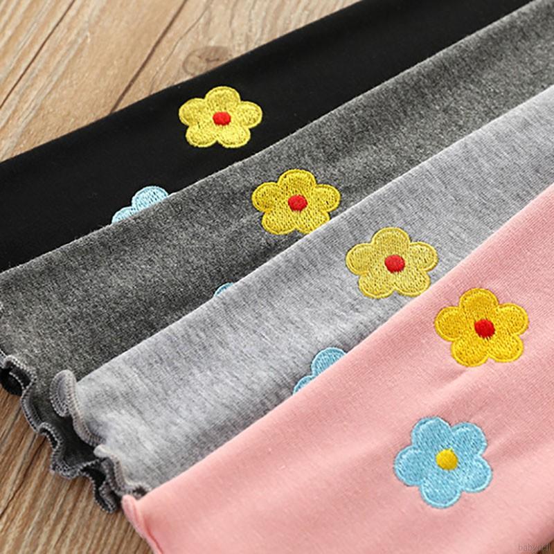 Girl Bow Trousers Child Girls Pants Kids Cute Cotton Pants Autumn Warm Casual Fashion Trousers Leggings