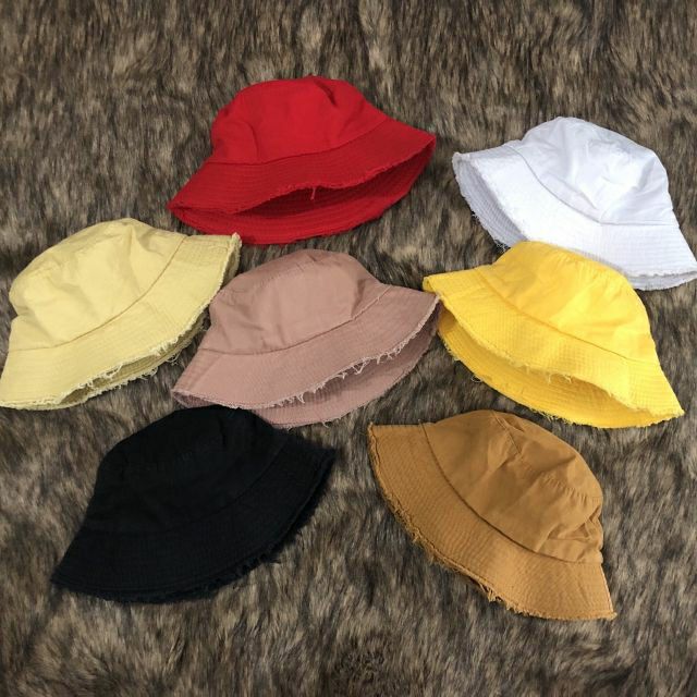Nón Bucket Ulzzang Viền Rách Hàn Quốc (kèm ảnh thật) | BigBuy360 - bigbuy360.vn