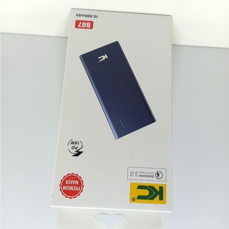 PIN SẠC DỰ PHÒNG 10.000mah KC B07 - SDP Hỗ Trợ Sạc Nhanh- Bảo Hành 12 tháng