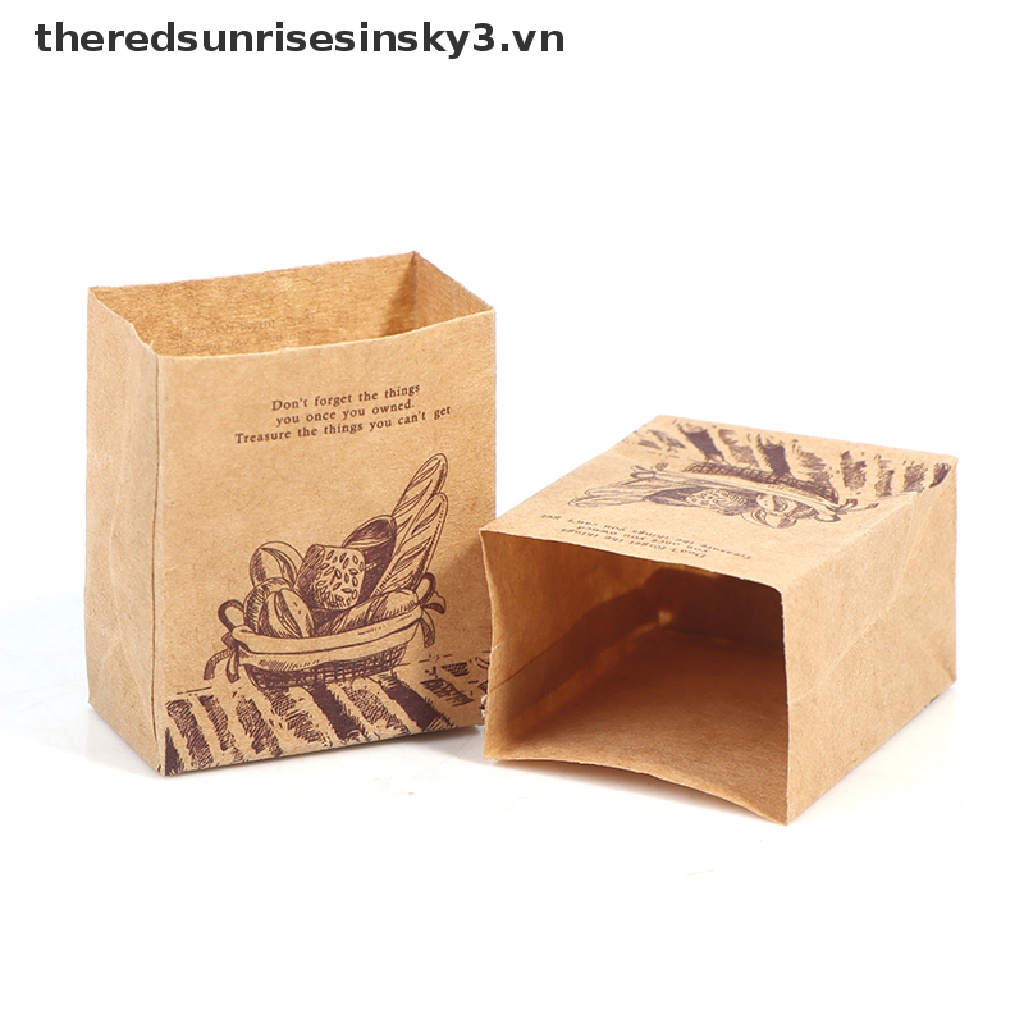 1 Túi Giấy Đựng Bánh Mì Đồ Chơi Búp Bê