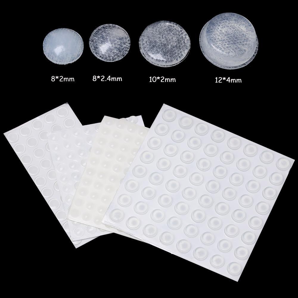 Bộ 50 / 64 / 80 / 100 Miếng Đệm Silicon Trong Suốt Chống Va Chạm