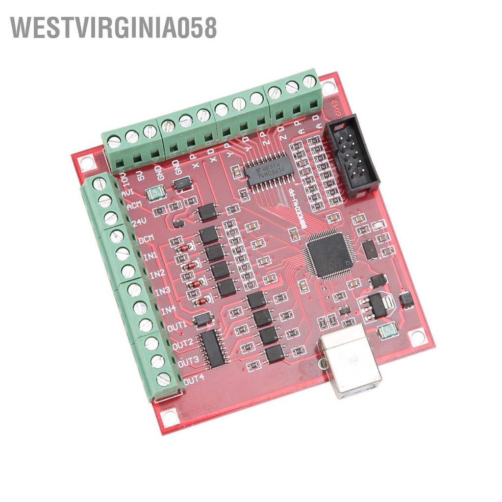 Có thể bán buôn CNC USB MACH3 100Khz Red Break-out Board Hỗ trợ Động cơ bước Ổ đĩa Servo Westvirginia058 Hàng giao ngay