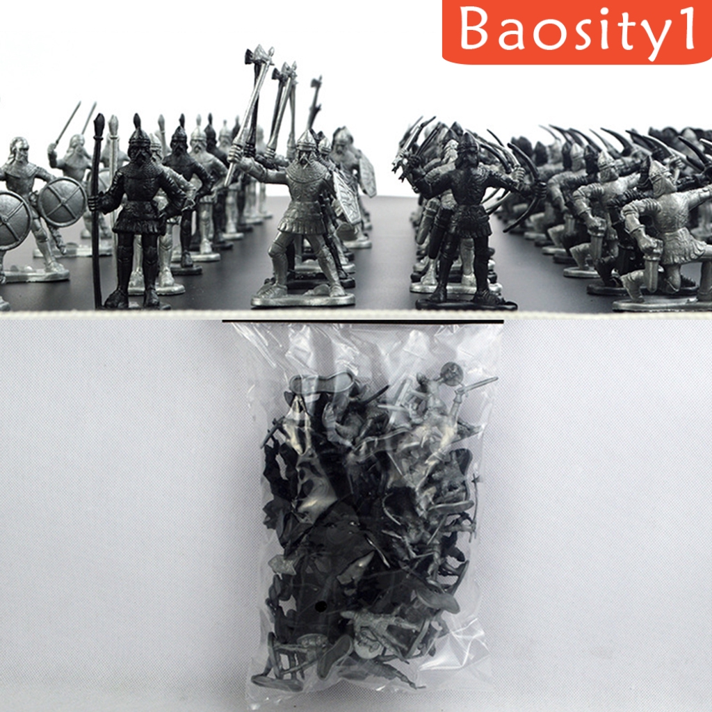 60 Đồ chơi mô hình nhân vật chiến binh trung cổ 1