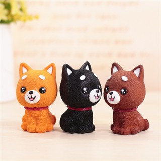 Combo 3 con chó nhựa resin
