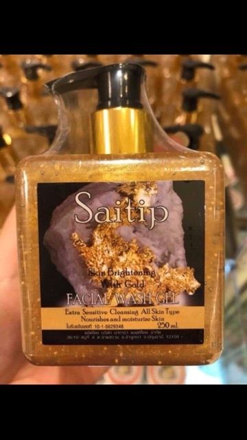 Sữa rữa mặt bụi vàng Saitip Thái Lan