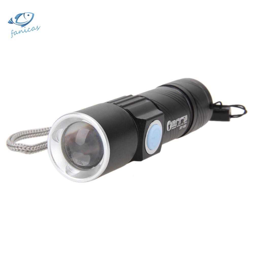 CREE Đèn Pin Led 800lm Chống Nước Có Thể Phóng To Cổng Sạc Usb