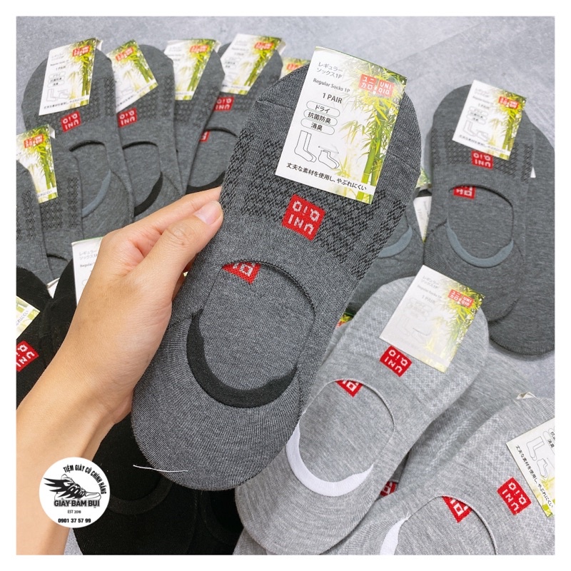 Vớ lười UNIQLO, độ co giãn cực kì tốt, có 3 màu