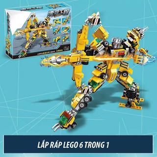 Lắp ráp lego 6 trong 1 Robot biến hình 545 Chi Tiết – JIQILE 41025A