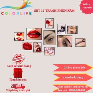 TRANH PHUN XĂM SPA TRANH DÁN PHUN XĂM SIÊU ĐẸP GIÁ RẺ SEOLIP3 ÁNH DƯƠNG SIÊU BỀN BẢO HÀNH 2 NĂM