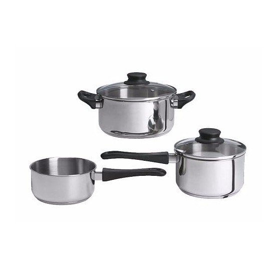Bộ nồi 3 chiếc ANNONS ikea chính hãng ( có sẵn)