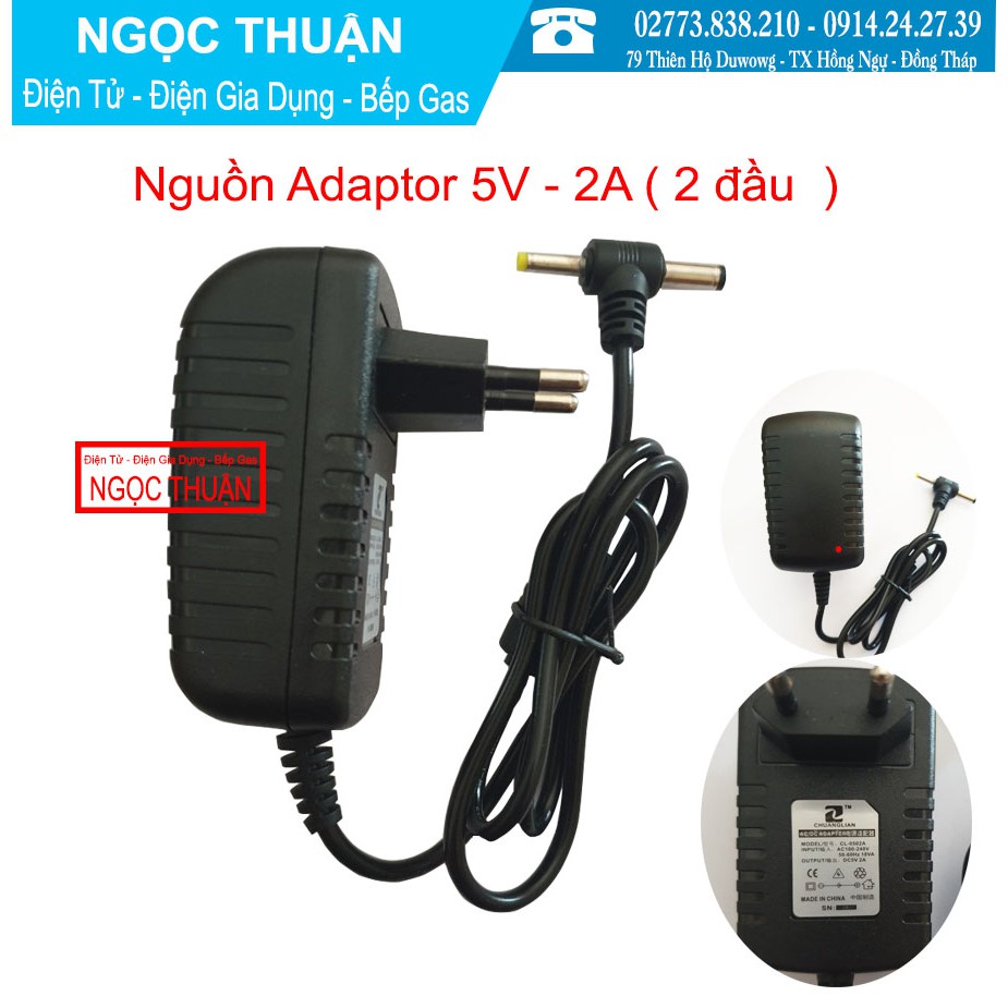 Nguồn Adaptor 5V - 2A ( 2 đầu )
