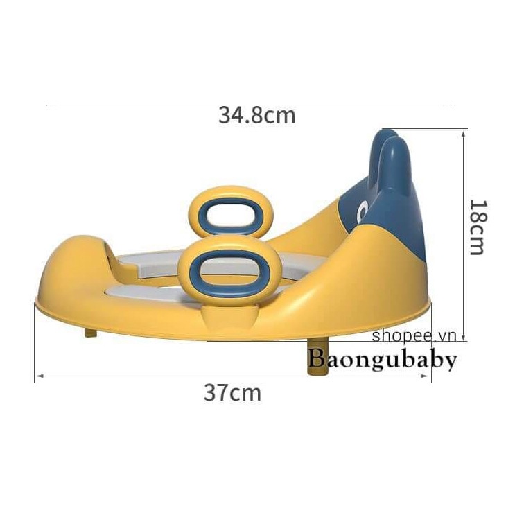 Bệ lót bồn cầu có tay vịn siêu dễ thương Sasa