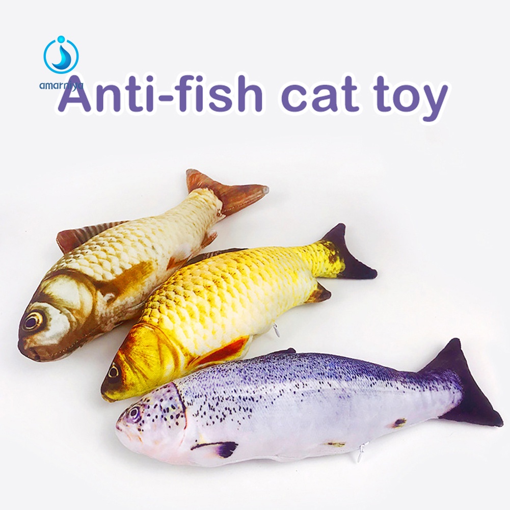 Cá Chép Nhồi Bông Đồ Chơi Dành Cho Mèo