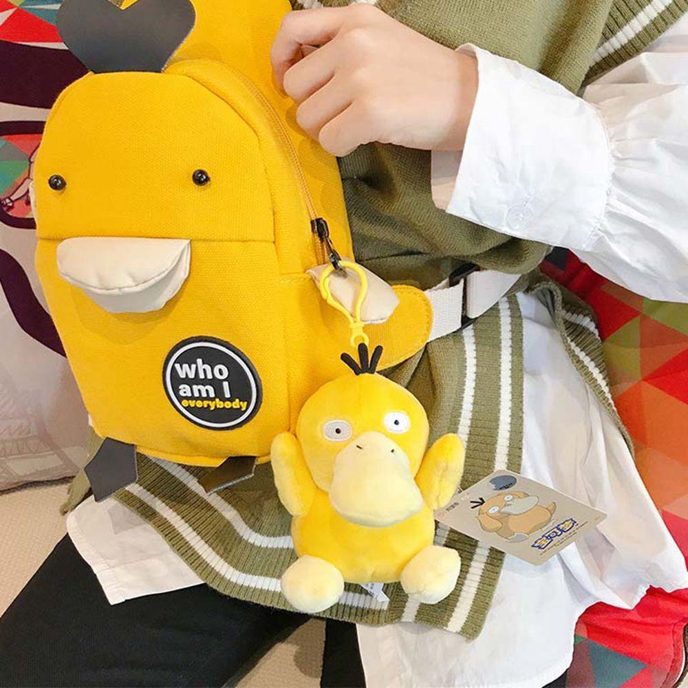 Móc Chìa Khóa Hình Chú Vịt Vàng Trong Pokemon Dễ Thương Giá Đỡ