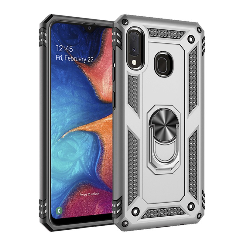 Ốp điện thoại có giá đỡ dạng nhẫn đeo móc ngón tay từ tính Samsung Galaxy Jean 2 / Wide 4