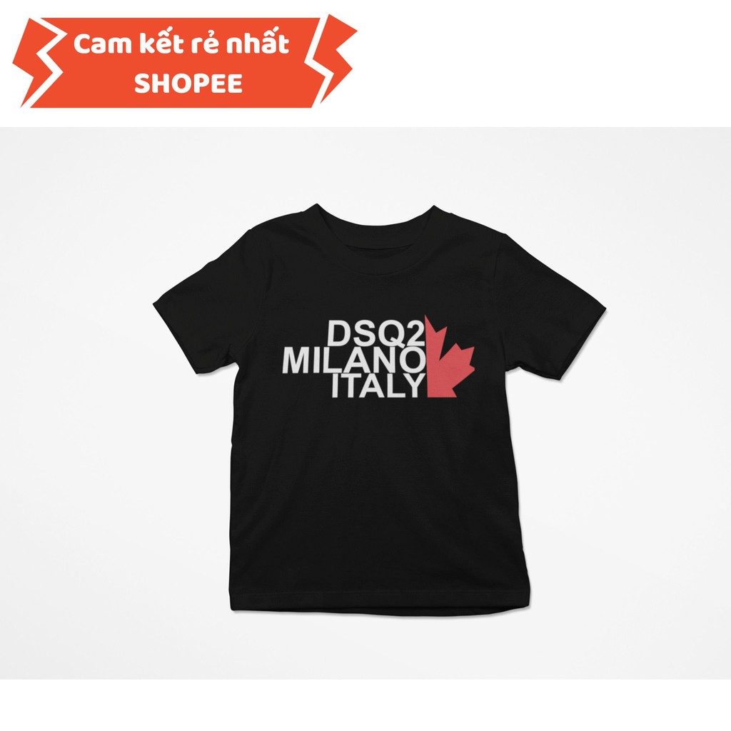 Áo thun / Áo phông trẻ em bé trai bé gái Milano chất cotton cao cấp DS7