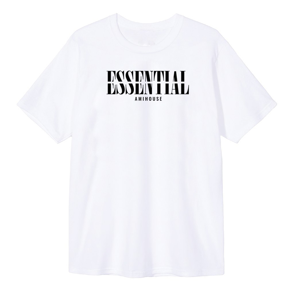 Áo thun tay lỡ AMIHOUSE form rộng essential