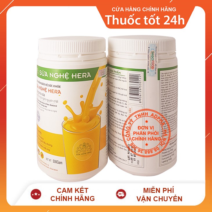 [Mã 77FMCGSALE giảm 8% đơn 500K] (NPP) Sữa Nghệ Hera 500g | BigBuy360 - bigbuy360.vn