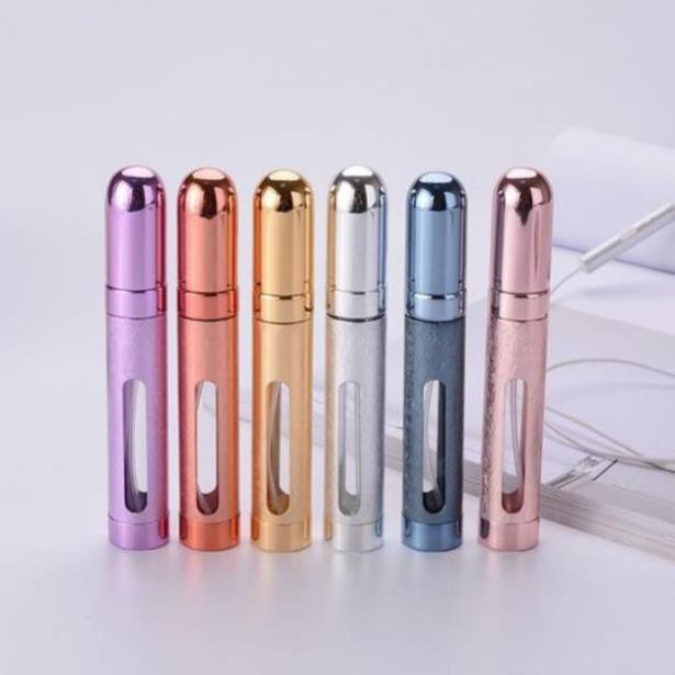 Lọ Chiết Nước Hoa ❤ TOP GIÁ RẺ ❤ Lọ chiết nước hoa tròn nhôm 12ml đựng dầu thơm,  phụ kiện du lịch