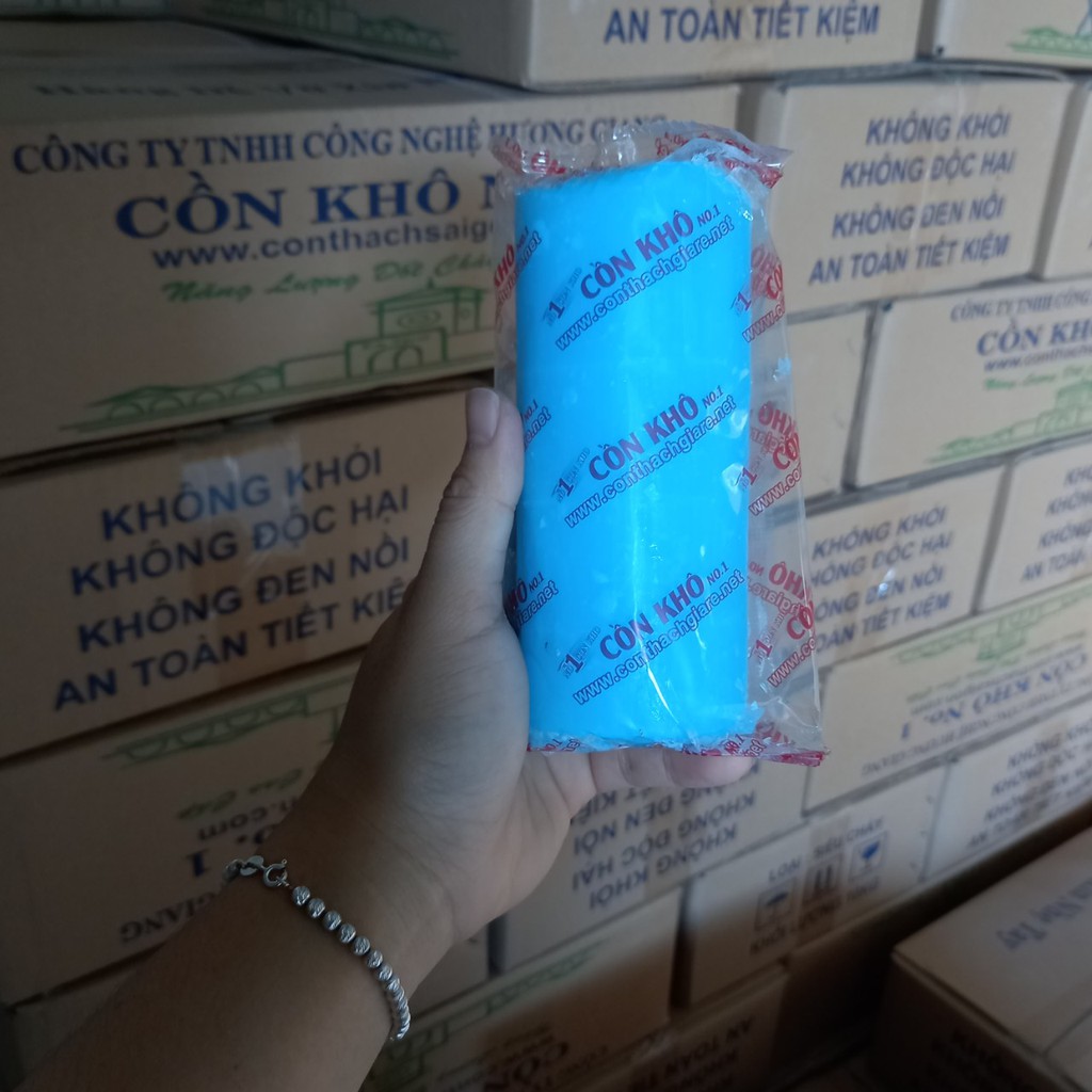 Cồn Khô Hugia Cồn Khô Chất Lượng Loại 1 Cháy Lâu Lửa Mạnh - Cam Kết Tại Xưởng - An Toàn, Tiện Lợi