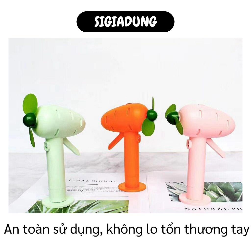 GIÁ SỈ Quạt mini cầm tay hình cà rốt dễ thương và an toàn 7050