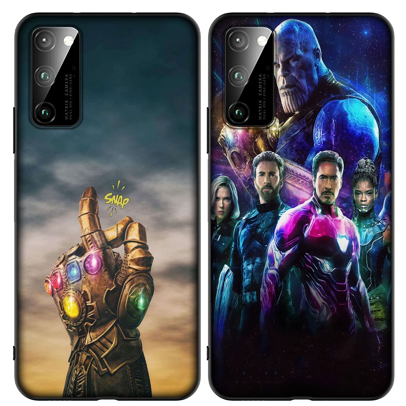 Ốp Điện Thoại Silicon Mềm In Hình Thanos Vs Avengers Marvel Cho Iphone 12 Mini 11 Pro Max Se 2020 12 Mini