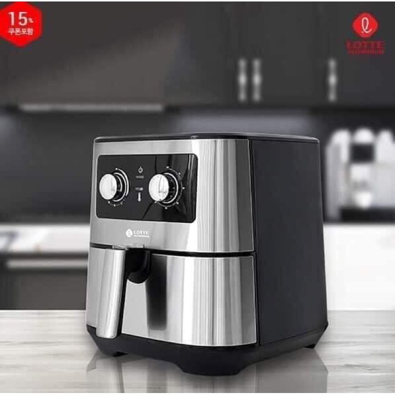 Nồi chiên không dầu LOTTE 5.5 lít model LTS - AF5SM - hàng chính hãng nhập khẩu Hàn Quốc