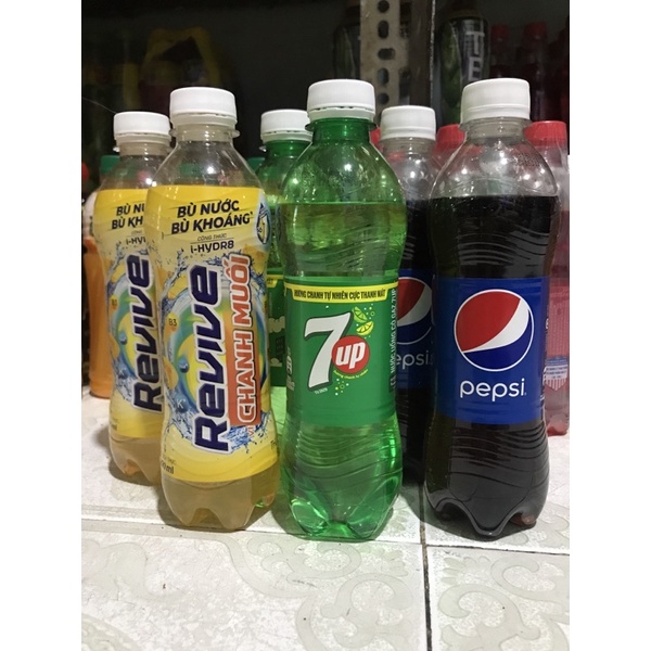 Nước ngọt 7 up, Pepsi, Revive Chanh Muối 390 ml