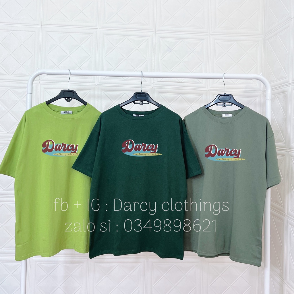 áo thun 3158 Darcy vintage  FREESHIP  áo thun cotton nam nữ