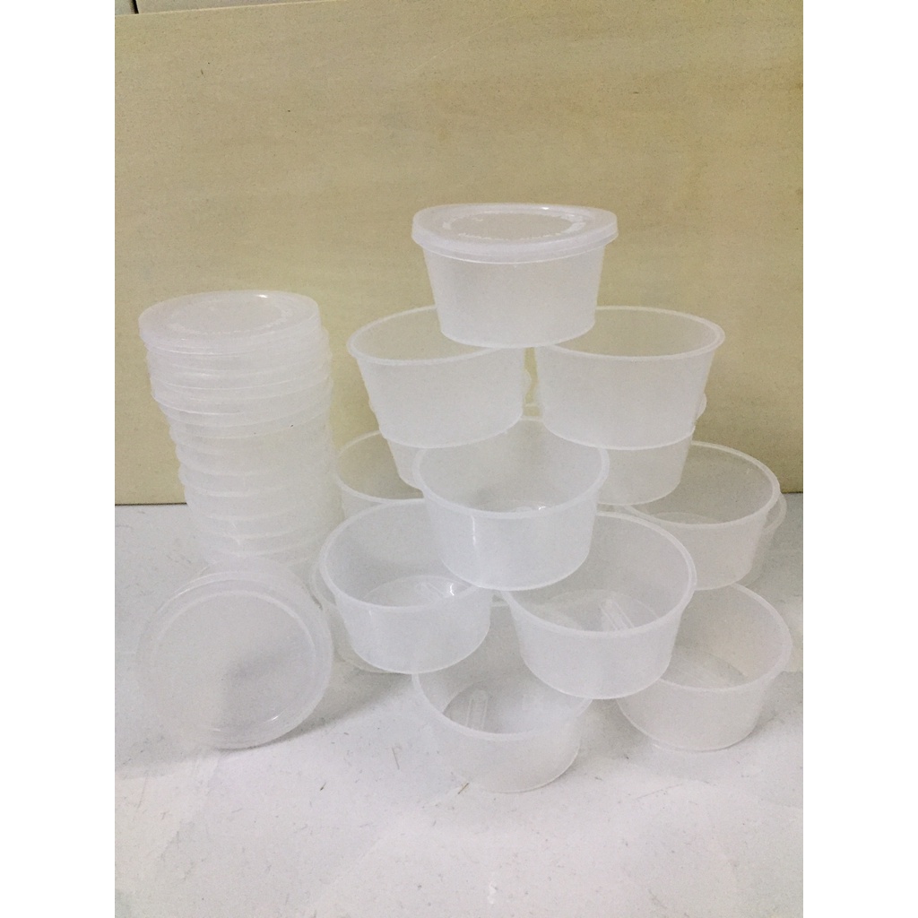 Hũ làm bánh Plan, hũ làm rau câu 65ml, 5 hũ-10 hũ