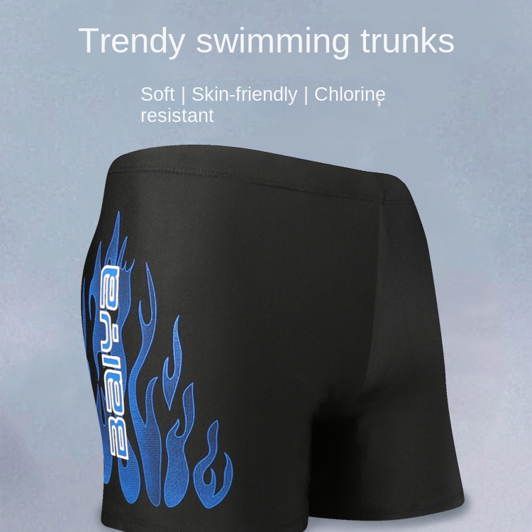 Quần Bơi Boxer Dáng Rộng Chất Liệu Nylon Cao Cấp Thời Trang Dành Cho Người Lớn