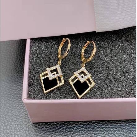 Bông Tai Thả Hình Thoi Tinh Tế Thời Trang Cao Cấp