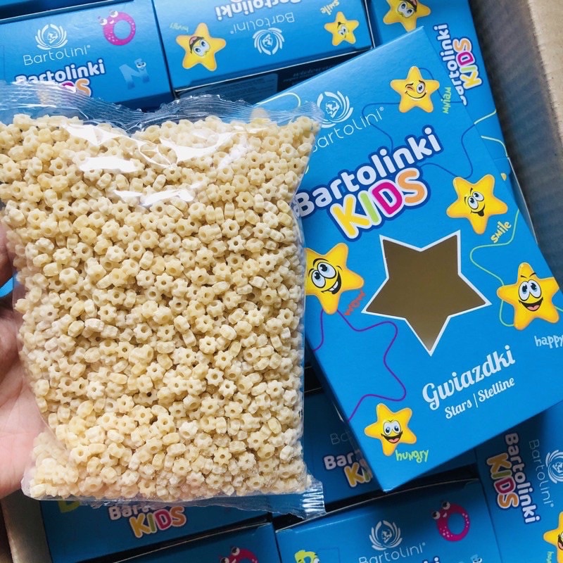 MÌ,NUi RAU CỦ VÀ TRỨNG BARTOLINI 250G Ý CHO BÉ ĂN DẶM